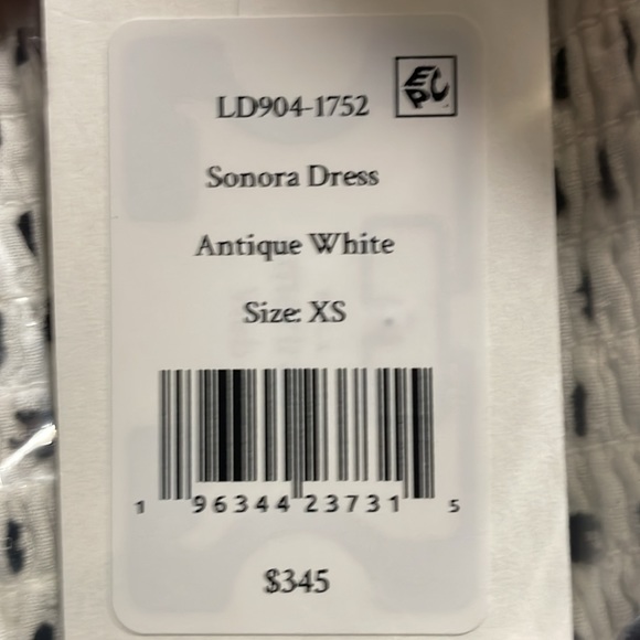 🛍️Love shack fancy - Sonora Dress antique white 🛍️ SALE ‼️‼️‼️‼️‼️‼️ - Picture 2 of 5